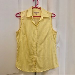 Banana Republic sleeveless button-down shirt